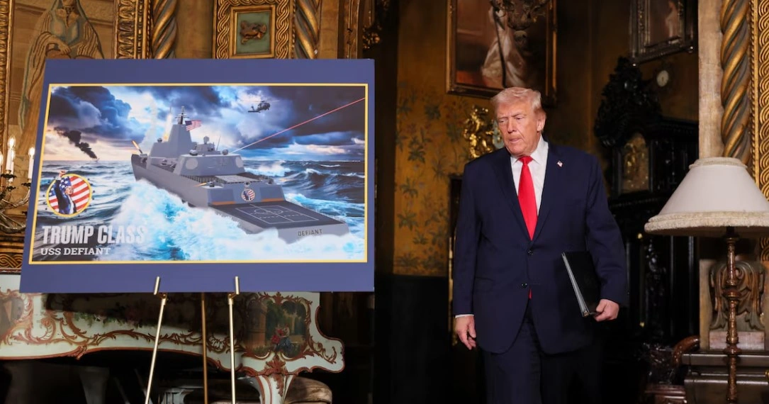 Trump Unveils Plan for ‘Trump-Class’ warship to Boost U.S. Sea Power