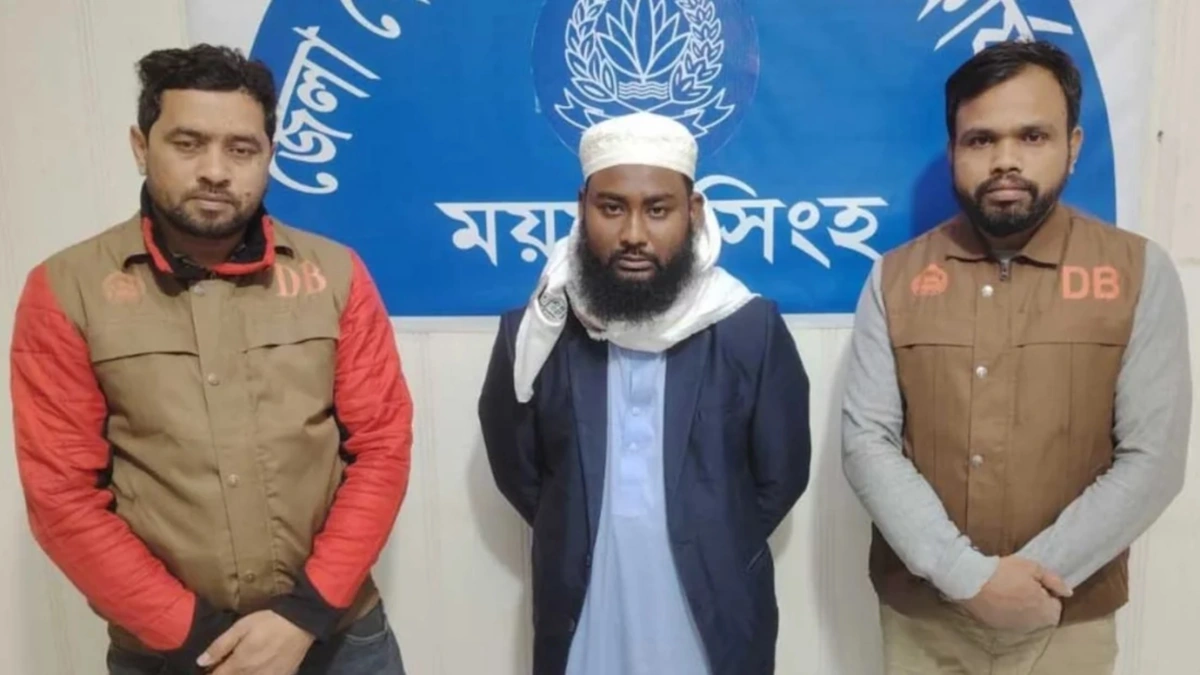 Youth Arrested for Leading Cremation of Murdered Worker Dipu's Body in Mymensingh