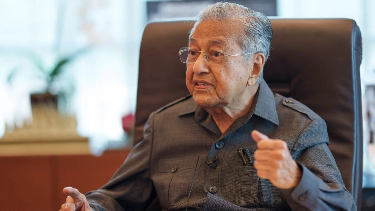 Mahathir Mohamad Slams Gaza Aid Blockade