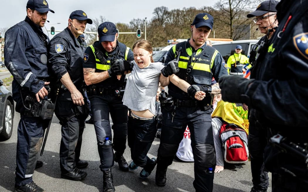 Greta Thunberg Arrested at Pro-Palestinian Protest in London