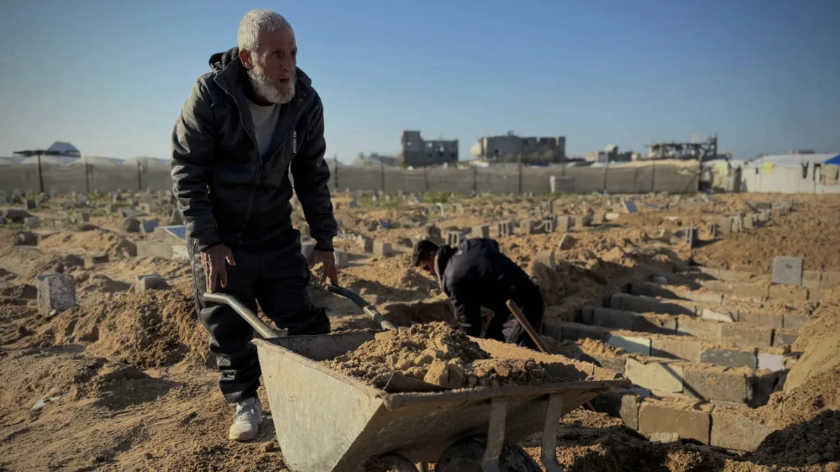 Gaza Gravedigger Describes Burying 18,000 amid Israel’s War
