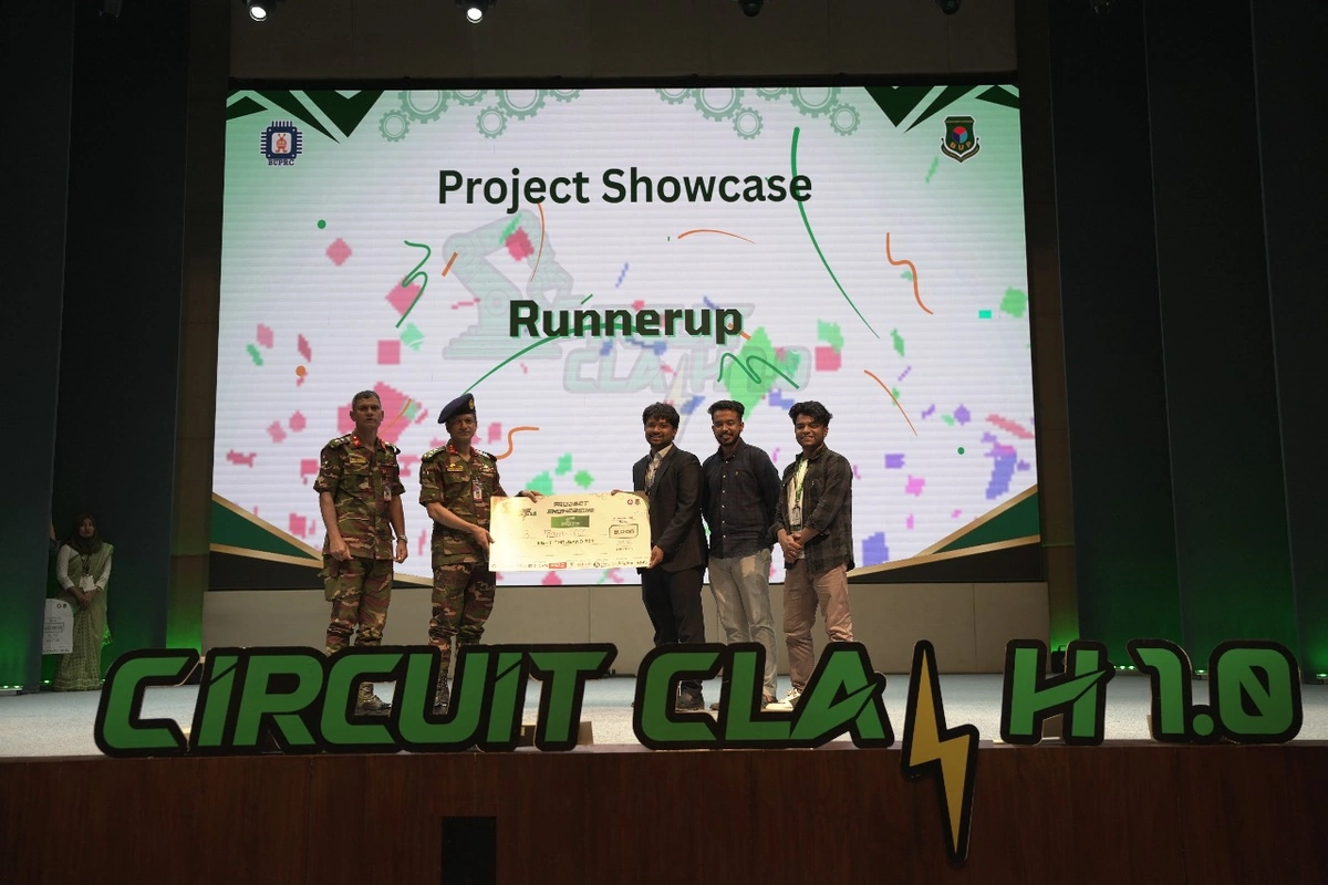 Rising Innovator: NUB Student Azmain Sheikh Secures Top Position in BUP Robotics Showcase