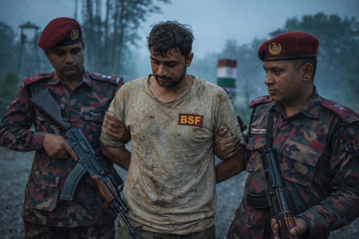 BGB Arrests BSF Member After Crossing Into Bangladeshi Territory in Lalmonirhat