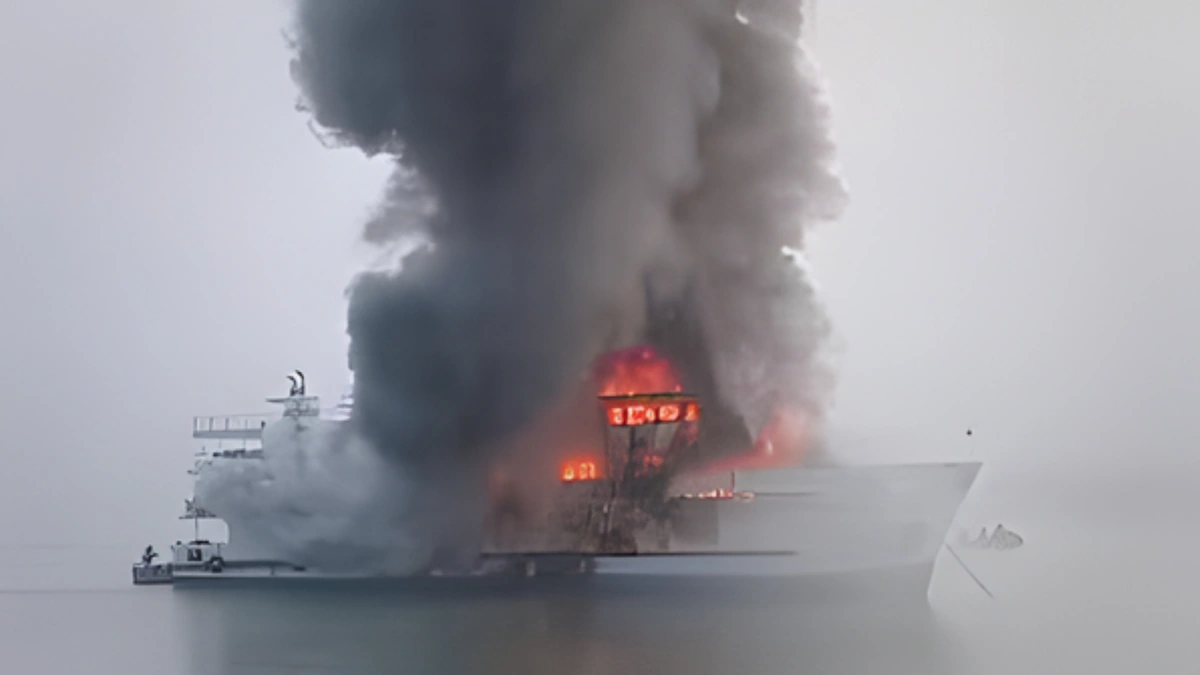 Tourist Ship Bound for St. Martin’s Catches Fire