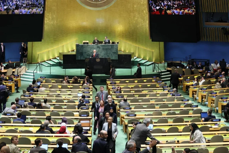Diplomats stage walkout during Netanyahu’s speech at the UN