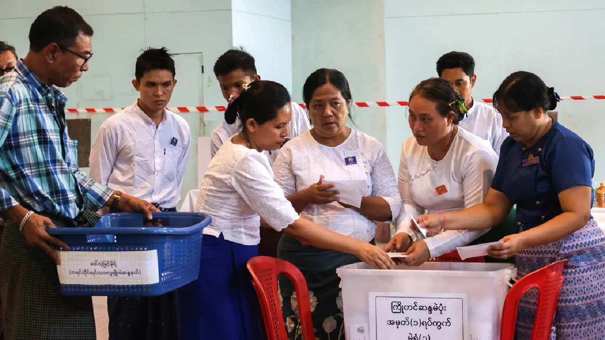 Myanmar Votes in Second Phase Military-run Election