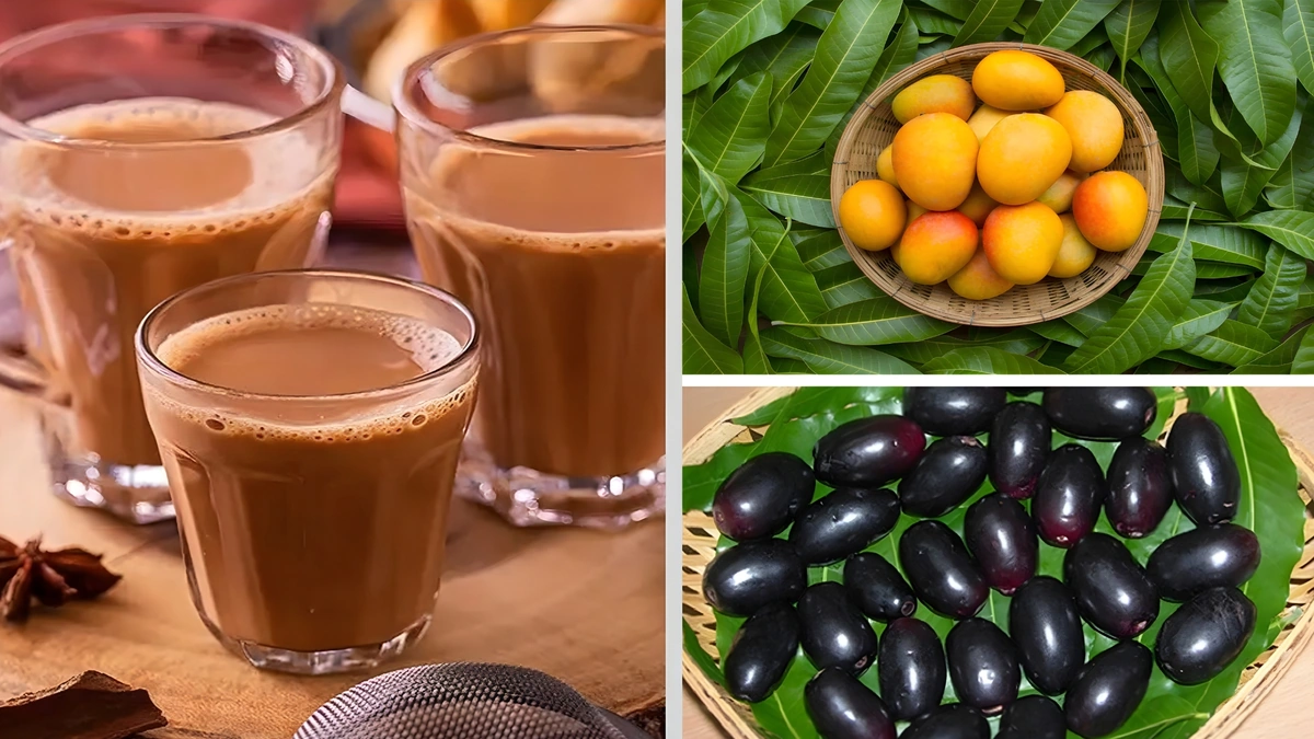 What happens to the body if you drink tea after eating fruits?