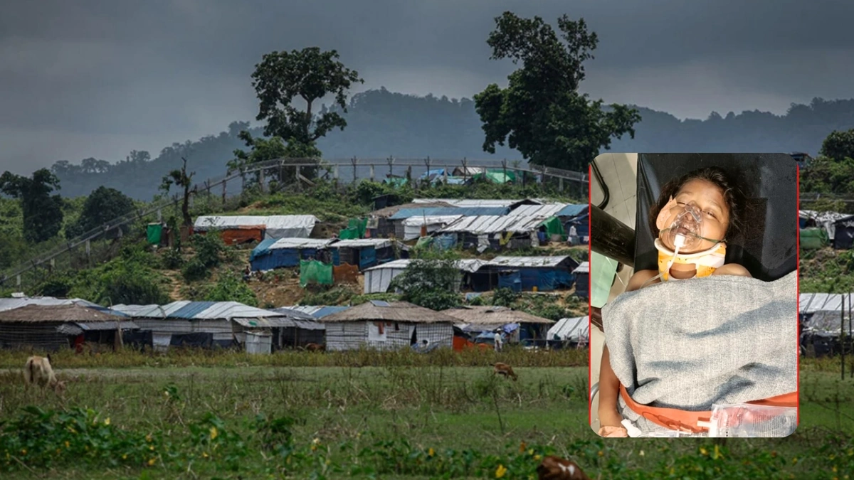 Bangladeshi Child Critically Injured by Stray Bullet from Myanmar Border