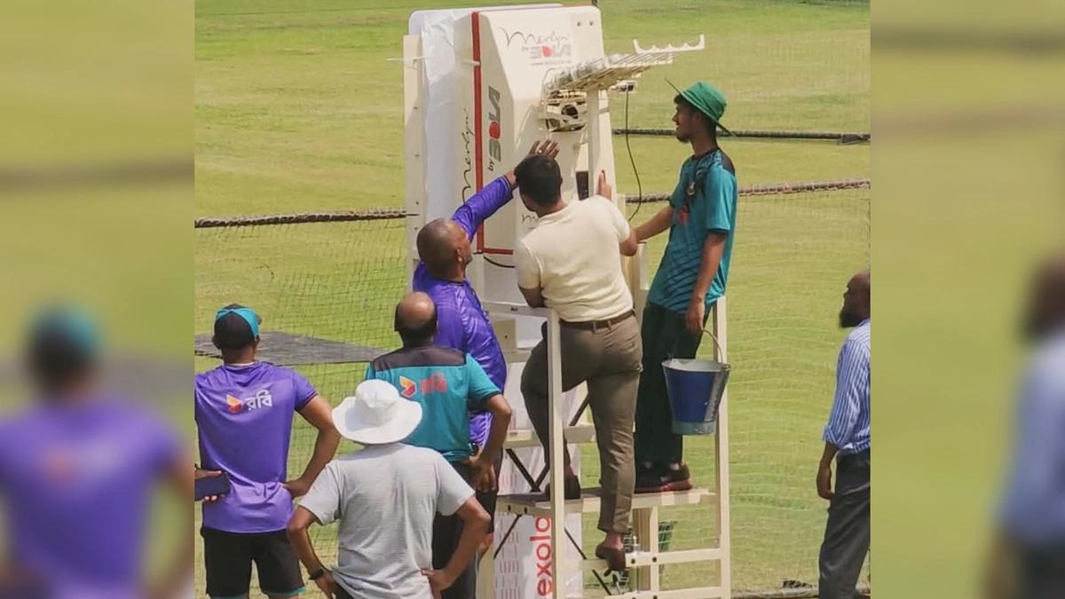 Bangladesh Introduces Spin Bowling Machine for the First Time