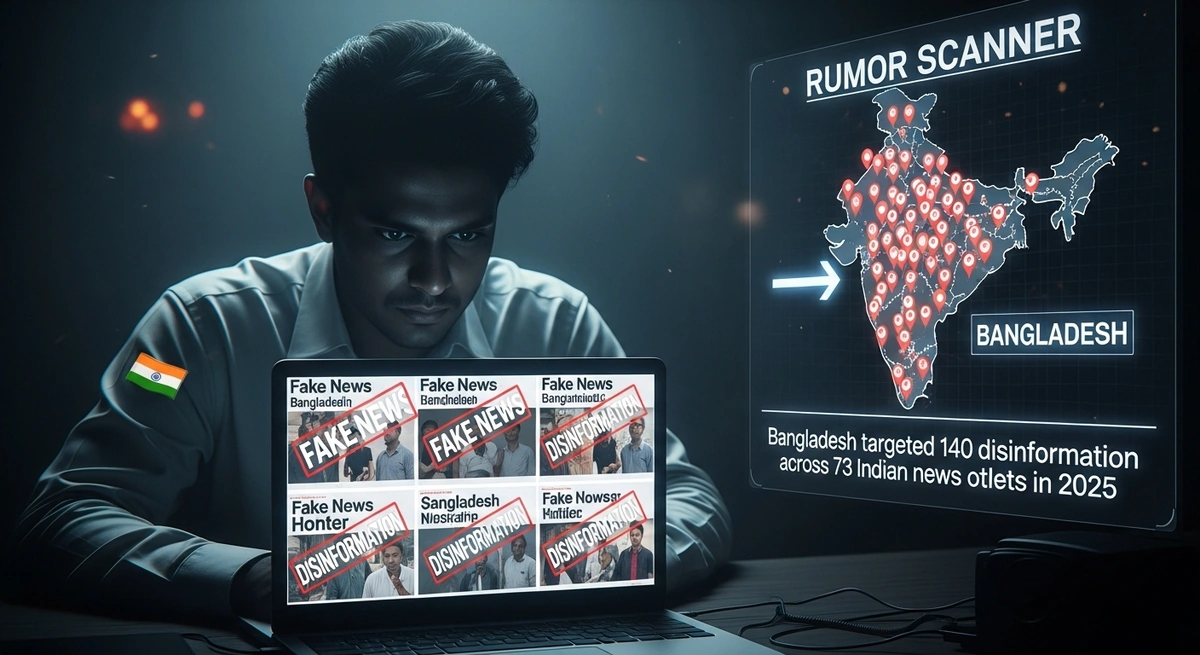 Bangladesh Targeted by 140 Disinformation Reports Across 73 Indian News Outlets in 2025: Rumor Scanner