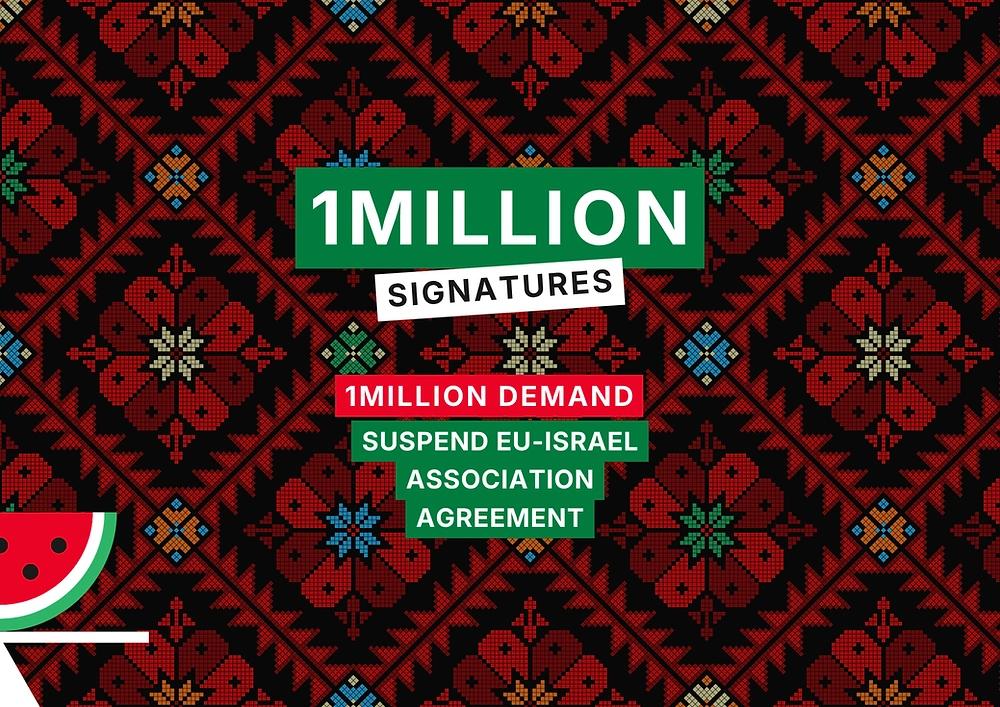 “Justice for Palestine” EU Initiative Surpasses 1 Million Signatures, Pushes Toward 1.5 Million Goal
