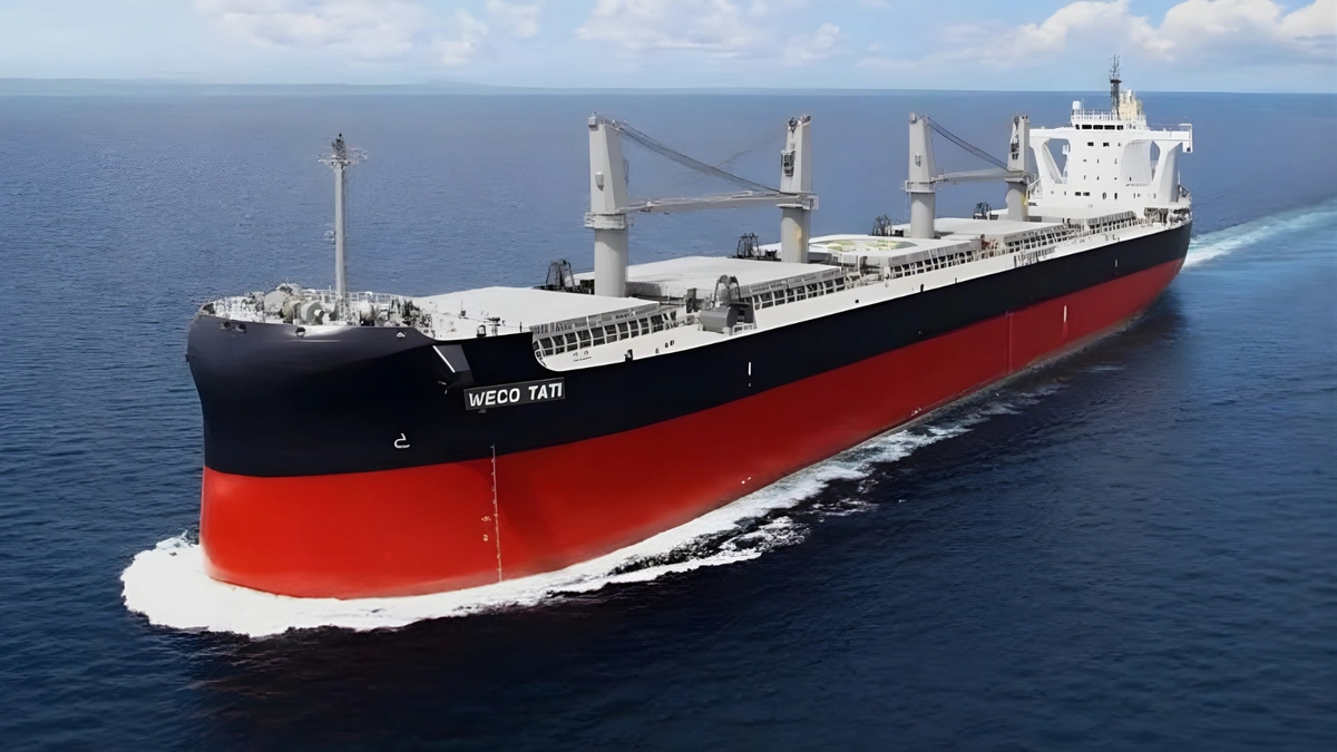 Ship carrying wheat arrives from the US