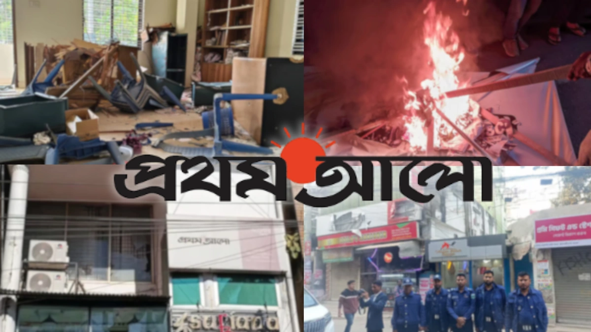 Attacks and Vandalism at Prothom Alo Offices in Three Districts Outside Dhaka
