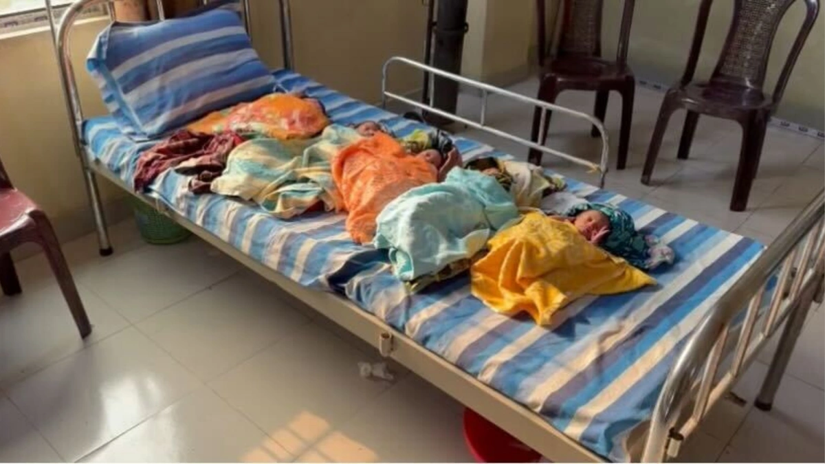 Housewife Gives Birth to Five Babies at Once in Gazipur