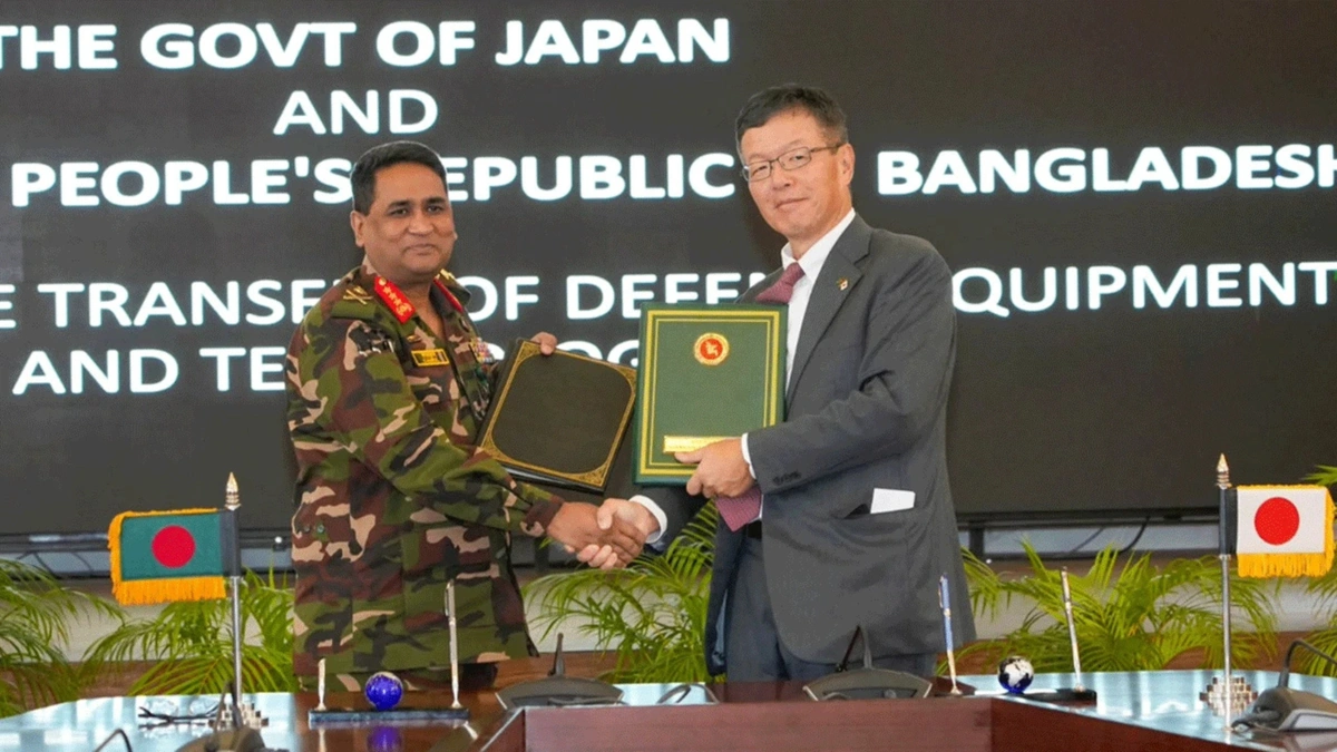Bangladesh and Japan Sign Defense and Technology Exchange Agreement