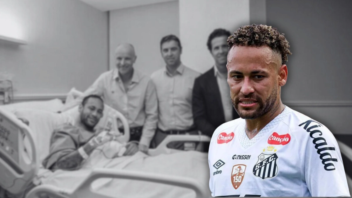 Brazilian forward Neymar has successful knee surgery